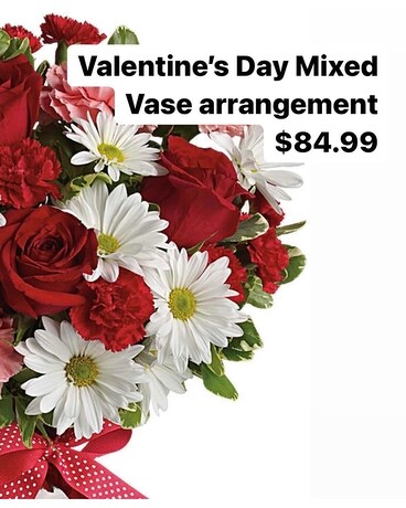 Valentine's Arrangement $84.99 Flower Arrangement