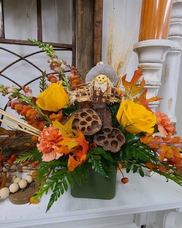 Scarecrow Days Flower Arrangement