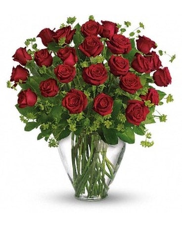 My Perfect Love - Long Stemmed Red Roses Flower Arrangement