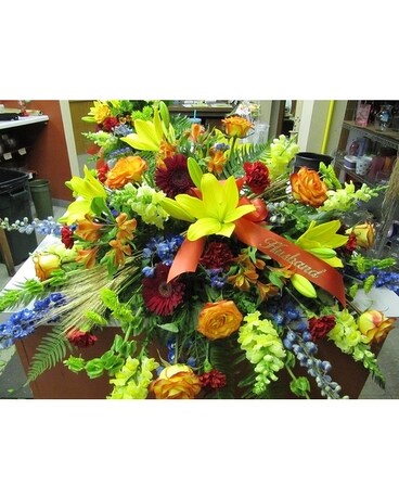 Casket Spray 26 Flower Arrangement