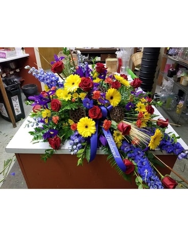 Casket Spray 25 Flower Arrangement