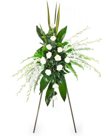 Harmonic Views Standing Spray Flower Arrangement
