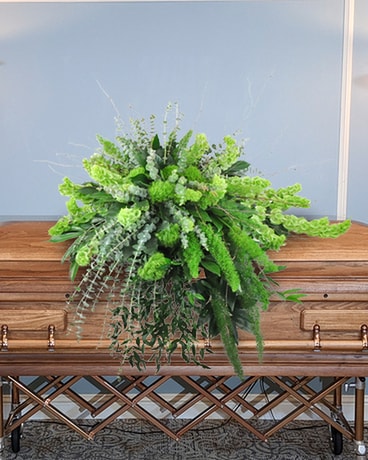 Strength & Solice Casket Spray Flower Arrangement