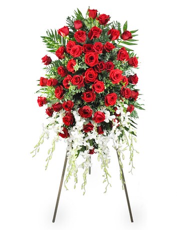 Honor 2 Standing Spray Flower Arrangement
