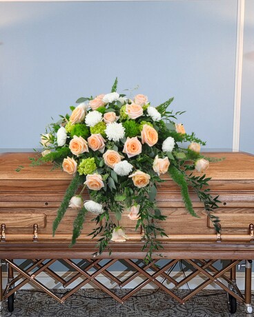 In Loving Memory Casket Spray Flower Arrangement