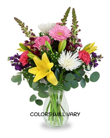 Season's Best Vase - M Flower Arrangement