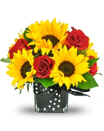 Lady's Choice Cube Flower Arrangement