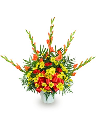 Memorial Day Container - Masculine Flower Arrangement