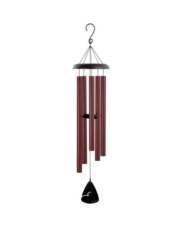 Windchime Burgandy Tubes 21