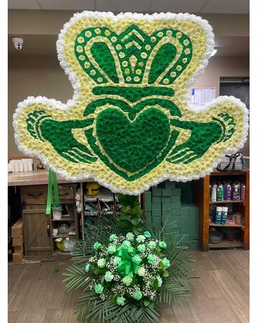 Irish Claddaugh Flower Arrangement