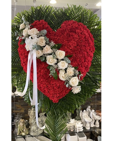 Sympathy Heart Sympathy Arrangement
