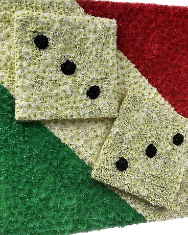 Italian Flag Specialty Flower Arrangement
