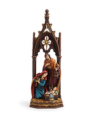 Jewel Tone Holy Family Flower Arrangement
