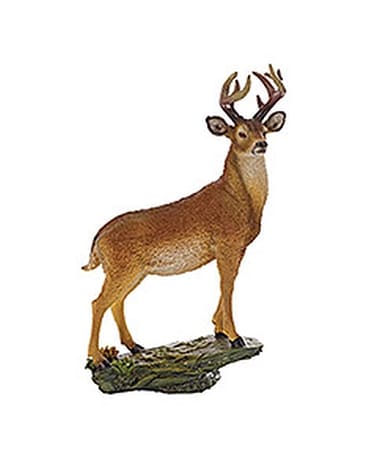 Standing Deer Figure Flower Arrangement