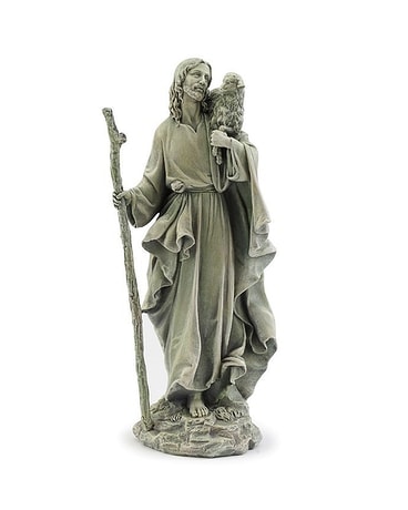 Jesus holding Lamb Flower Arrangement