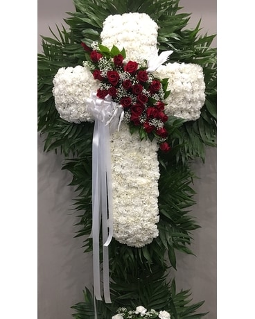 Sympathy Crosses Delivery Staten Island NY - Eltingville Florist Inc.