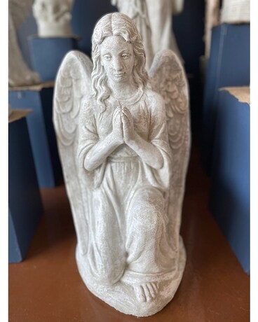 Large Praying Angel Flower Arrangement