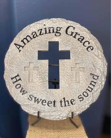 Amazing Grace Plaque Flower Arrangement
