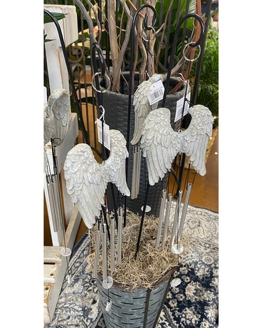 Angel Wing Chime Flower Arrangement