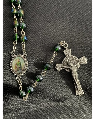 St. Patrick Rosary Flower Arrangement