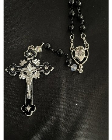 Black Sacred Heart Flower Arrangement