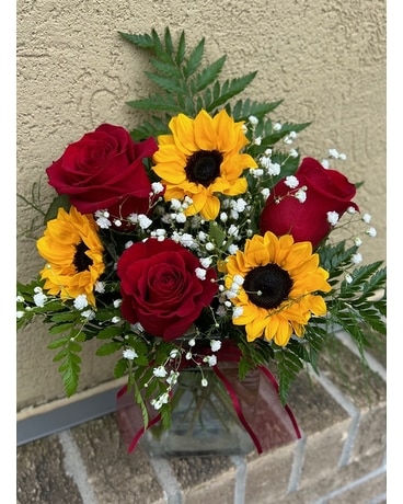 Country Sun Flower Arrangement