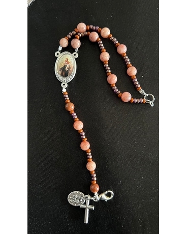 Mauve & Copper Bracelet Flower Arrangement