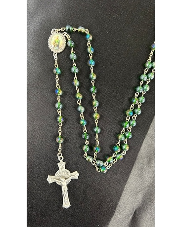 St. Patrick Rosary Flower Arrangement