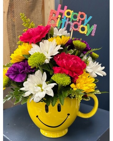 Birthday Smiles Flower Arrangement