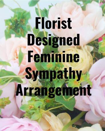 Feminine Sympathy Arrangement Funeral Arrangement