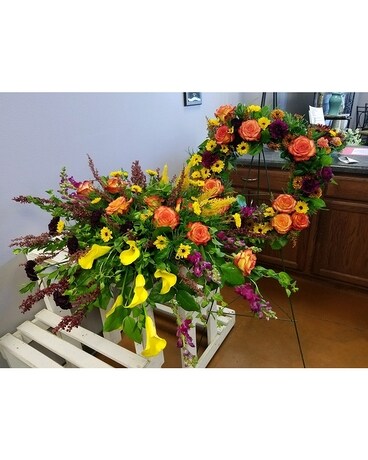 Vibrant Fall Flower Arrangement