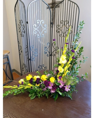 Striking Sympathy Flower Arrangement