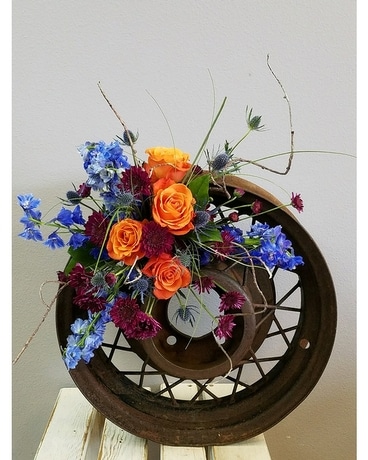 Car Guy Tribute Flower Arrangement