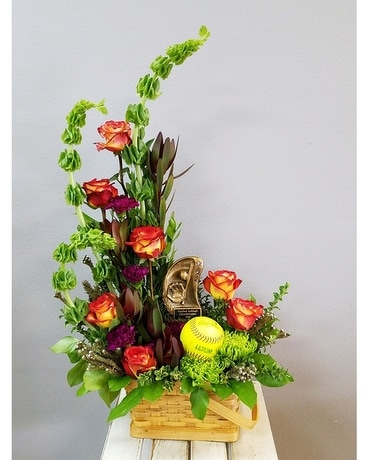 Softball Star Flower Arrangement