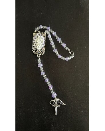 Lavender Chaplet Bracelet Flower Arrangement