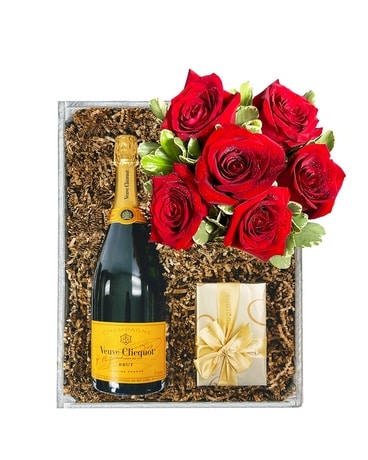 Champagne & Roses Gift Set