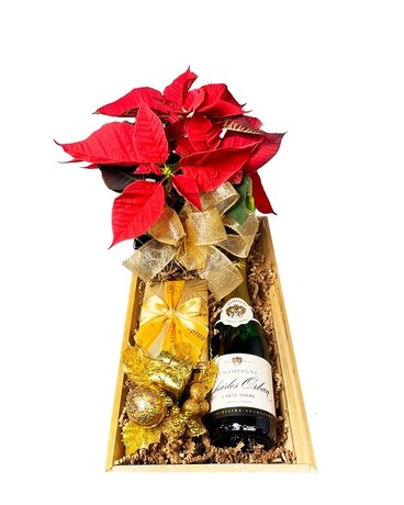 Holiday Cheers - Mini Gift Basket