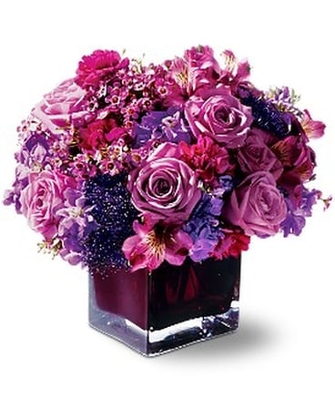 Teleflora's Plum Paradise Flower Arrangement
