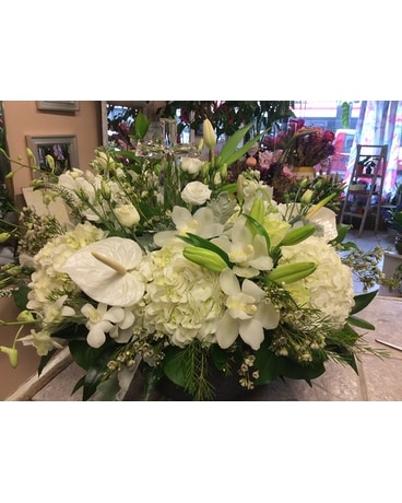 Crystal Cross Flower Arrangement
