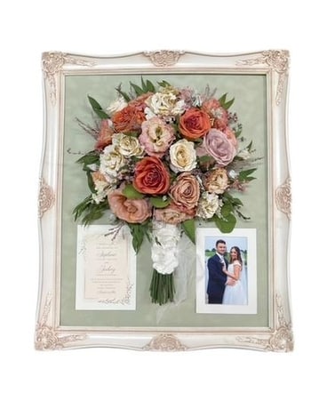 16x20 Vintage Rectangle Frame Dried Flowers
