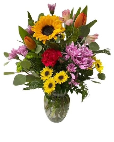 Spring Mix Flower Arrangement
