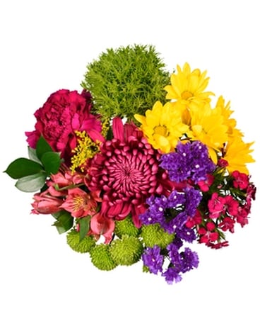 Vibrant Wrapped Bouquet Bouquet