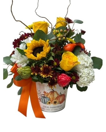Oh My Gourd Flower Arrangement