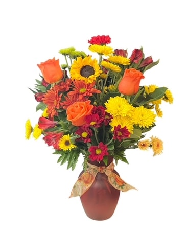 Fall Frenzie Flower Arrangement