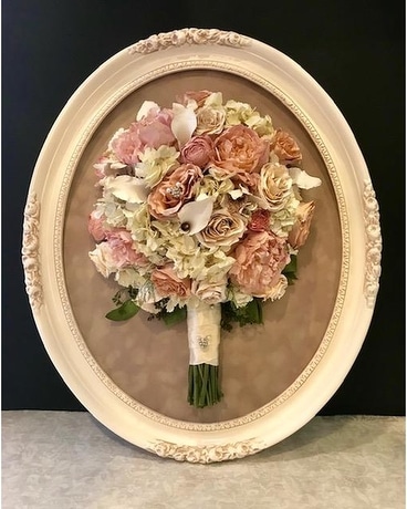 Oval 16x20 Dried Flowers