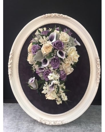 16x20 Oval Dried Flowers