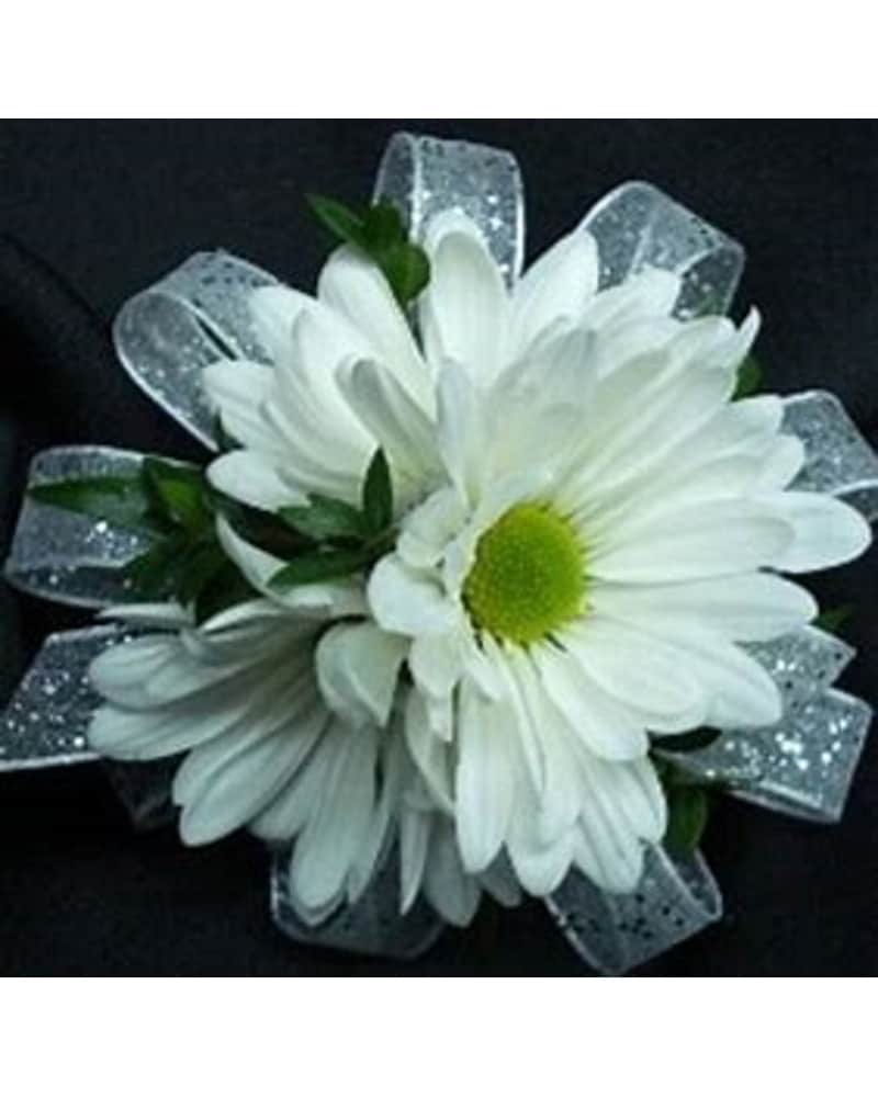 Small Daisy Wrist Corsage in Middletown DE - Forget Me Not Florist