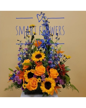 Country Style Design Flower Arrangement