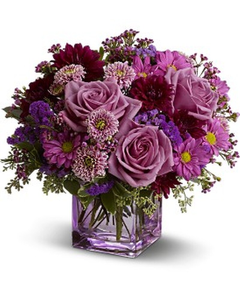 Spring Pink Bouquet クラッチタイプ Teleflora's Rosy Day in Greenwood Village CO - DTC Custom Floral