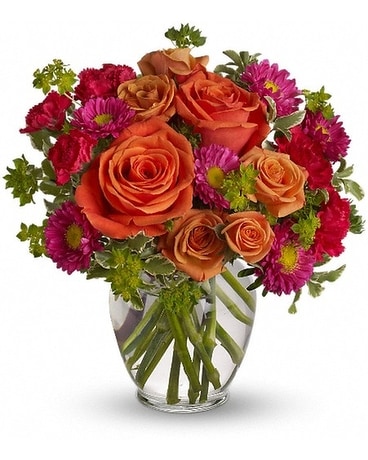 Sugar and Spice Flower Arrangement